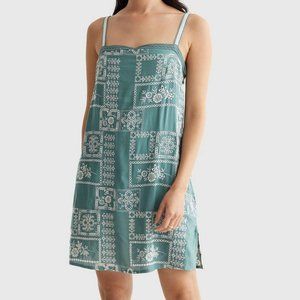 NWT Embroidered Square Neck Lucky Brand Dress